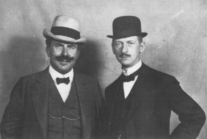 PW & Anton Hansen. 1911.jpg